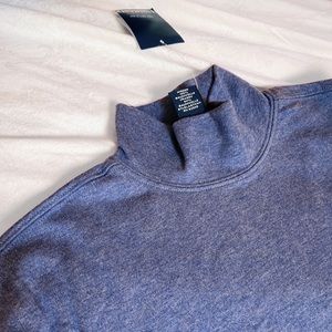 Land’s End Indigo Mock Turtleneck
